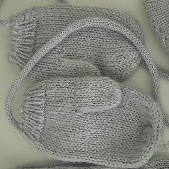 3pommes 3 piece hat scarf mitts set Baby girl New without tags - Picture 5 of 8